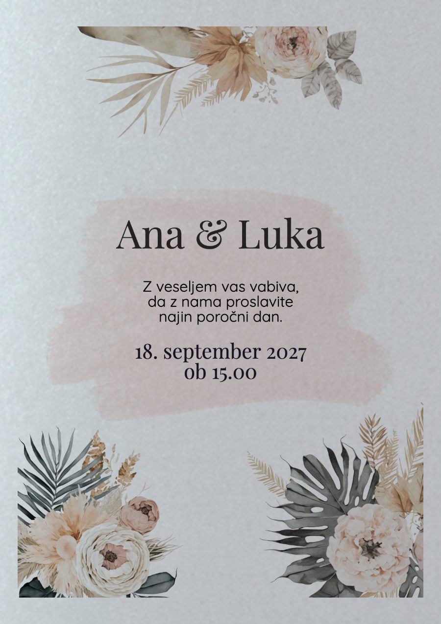 Boho pampas